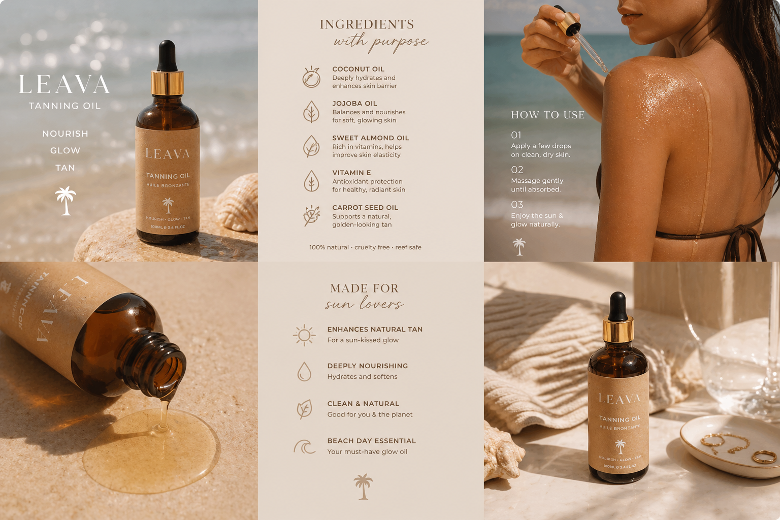 LEAVA tanning Oil – Image 2