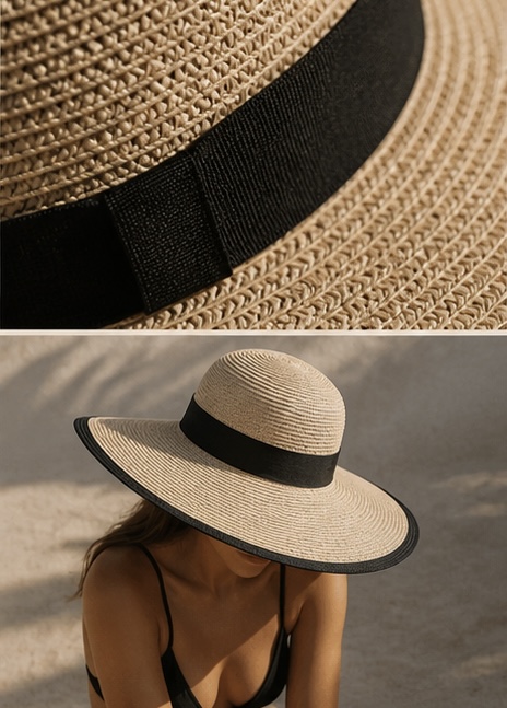 LEAVA - Chapeau de plage élégant – Image 2